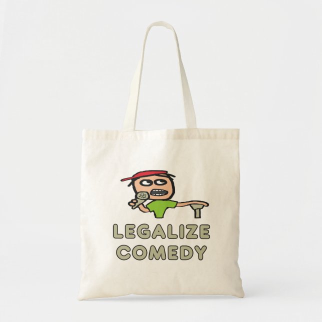 Bolso De Tela Legalizar la comedia (Frente)