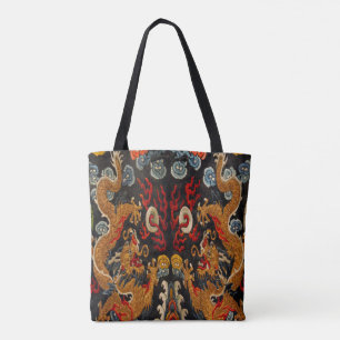 Bolso De Tela Legendario fantasma Samurai Dragon Master