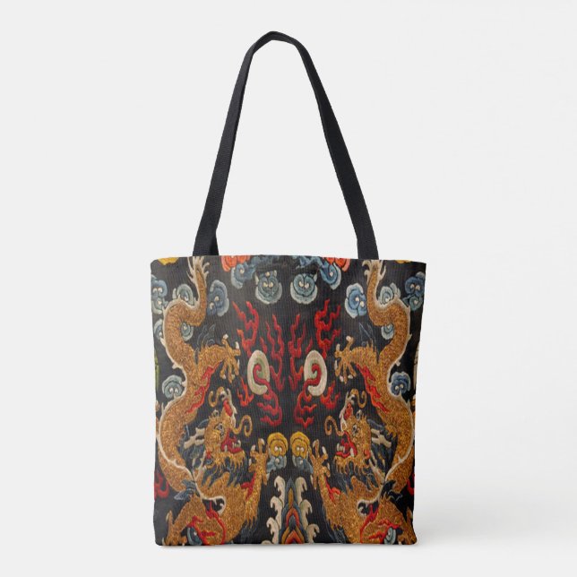 Bolso De Tela Legendario fantasma Samurai Dragon Master (Reverso)