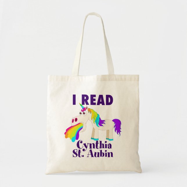 Bolso De Tela Leí el tote de Cynthia St Aubin (Frente)
