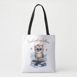 Bolso De Tela Leí más allá de mi hora de acostarme 
