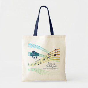 Bolso De Tela LEISING HALLELUJAHS EN LA TORMENTA AZUL Personaliz