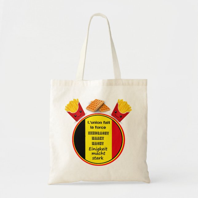 Bolso De Tela 'Lema belga' (Frente)
