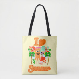 Bolso De Tela Lema de Amor de Verano