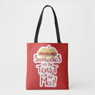 Bolso De Tela Lema tan divertido del bocadillo