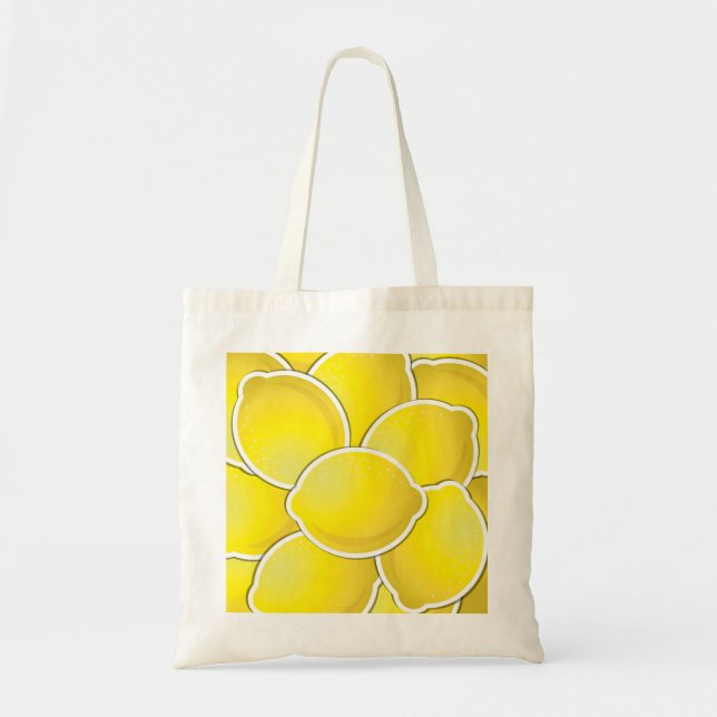 Bolso De Tela Lemon Funky (Frente)