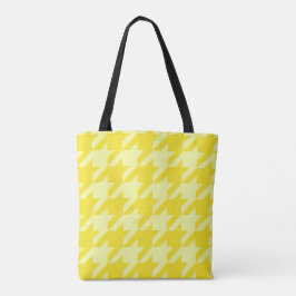 Bolso De Tela Lemon Houndstoth