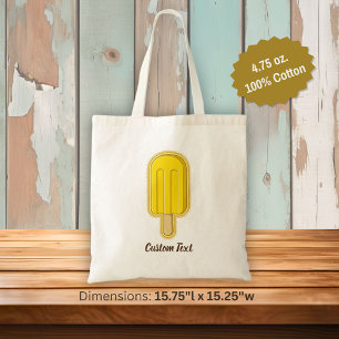 Bolso De Tela Lemon Ice Cream Stick