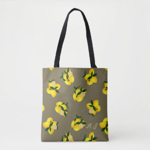 Bolso De Tela Lemon Moda Olive