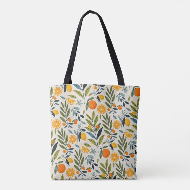 Bolso De Tela Lemon Orchard Dream (Reverso)