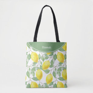 Bolso De Tela Lemon Personalizado