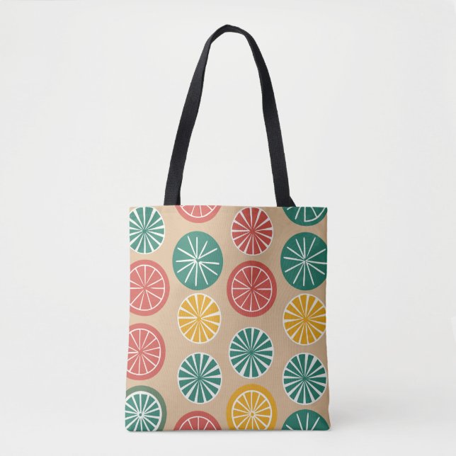 Bolso De Tela Lemon Slices (Anverso)