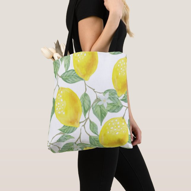 Bolso De Tela Lemon Tote Bag (Detalle)