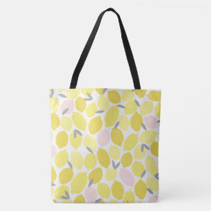Bolso De Tela Lemonade rosa