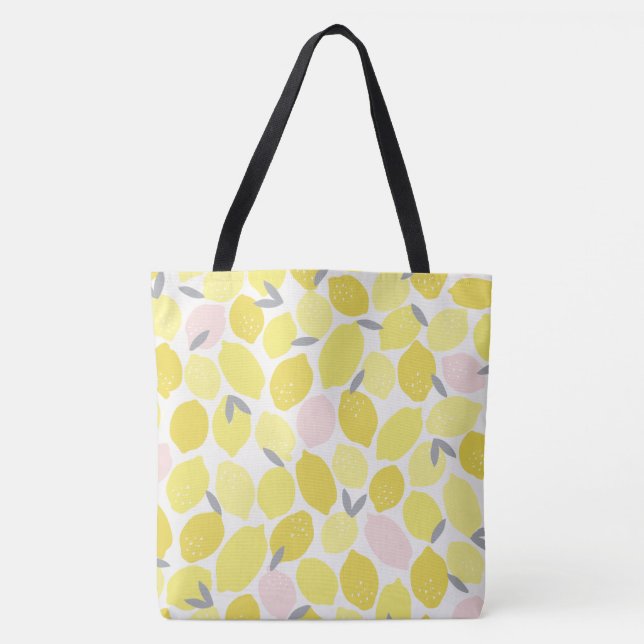 Bolso De Tela Lemonade rosa (Anverso)