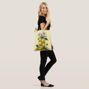 Bolso De Tela Lemones Y Daisies Tote Bag