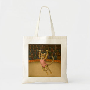 Bolso De Tela Lena artista de trapecio leopardo