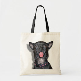 Bolso De Tela Lengua de perro de la chihuahua