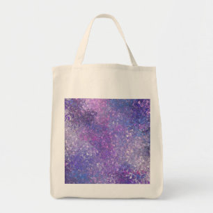 Bolso De Tela Lentejuelas rosadas y moradas Brillo 