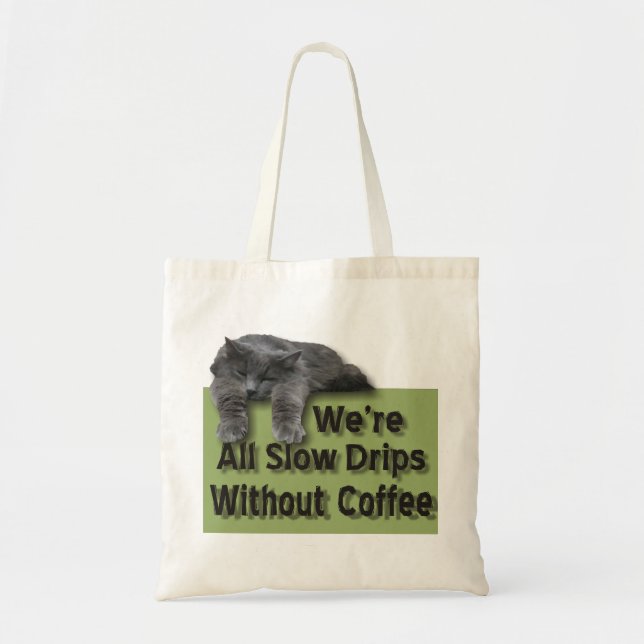 Bolso De Tela Lento goteo (Frente)