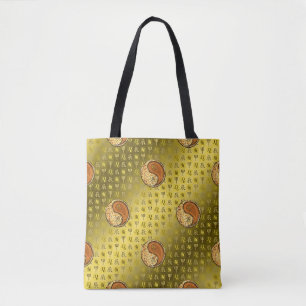 Bolso De Tela Leo & Dragón de Madera