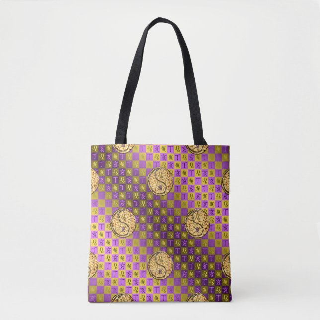 Bolso De Tela Leo & Fire Boar (Anverso)