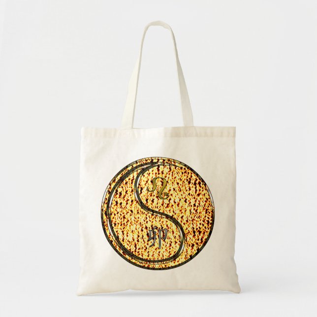 Bolso De Tela Leo & Fire Rabbit (Frente)