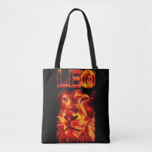 Leo Fire Rótulo Zodiac
