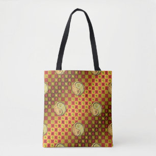 Bolso De Tela Leo & Metal Tiger