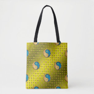 Bolso De Tela Leo & Mono del Agua