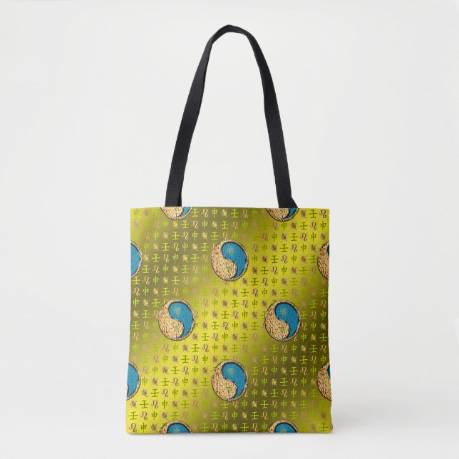 Bolso De Tela Leo & Mono del Agua (Anverso)