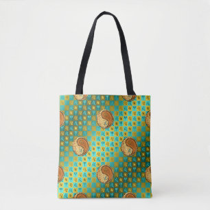 Bolso De Tela Leo & Perro de Madera