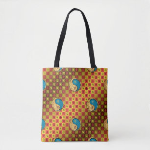 Bolso De Tela Leo & Tigre de Agua