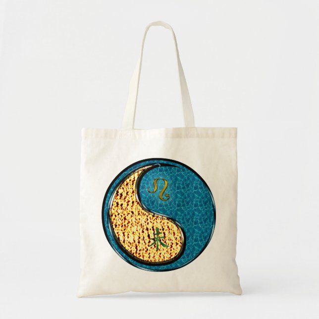 Bolso De Tela Leo & Water Goat (Frente)