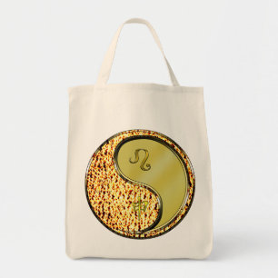 Bolso De Tela Leo y el mono Metalizado