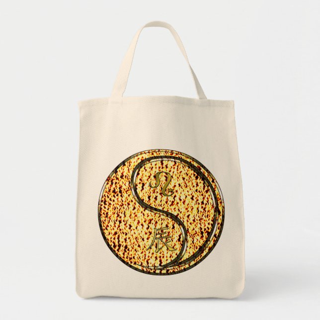 Bolso De Tela Leo y Fire Dragon (Frente)