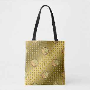 Bolso De Tela Leo y Rata de Metal