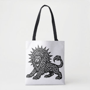 Bolso De Tela Leo Zodiaco Sol‑Melena León   BurnsInHell