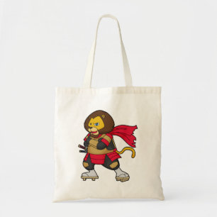 Bolso De Tela León como guerrero con Cabo