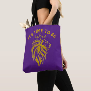 Bolso De Tela León con corona - Estilo de oro 2
