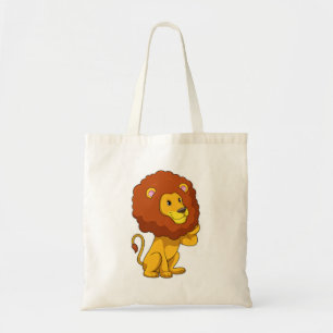 Bolso De Tela León con curvas