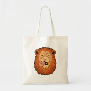Bolso De Tela León con Donut