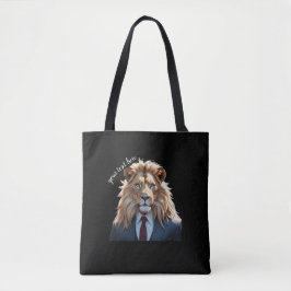Bolso De Tela león con traje
