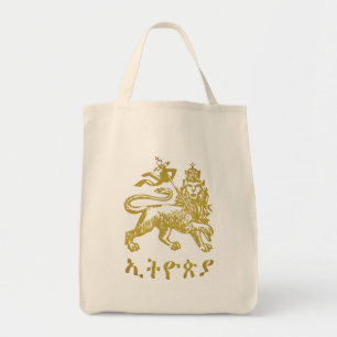 Bolso De Tela León de Judá Haile Selassie I Jah Rastafari ÉL