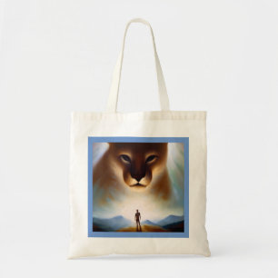 Bolso De Tela León de la montaña animal espiritual 2
