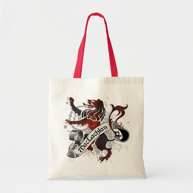 Bolso De Tela León de MacLachlan Tartán (Frente)