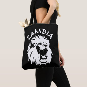 Bolso De Tela León de Zambia