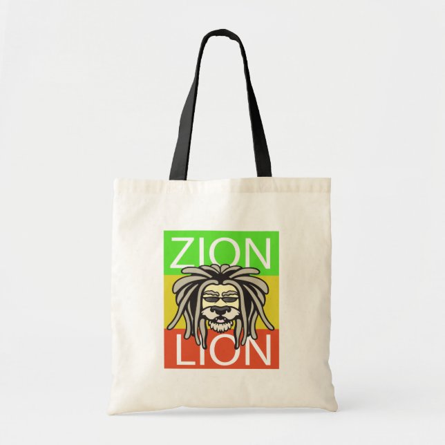 BOLSO DE TELA LEÓN DE ZION (Frente)