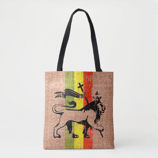 Bolso De Tela León del rey (Anverso)
