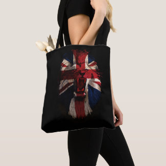 Bolso De Tela León Patriótico Británico